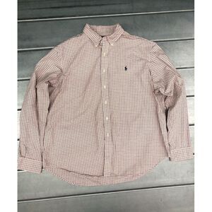 Vintage Ralph Lauren Button Down‎ Shirt 2XL Plaid Classic Fit Long Sleeve